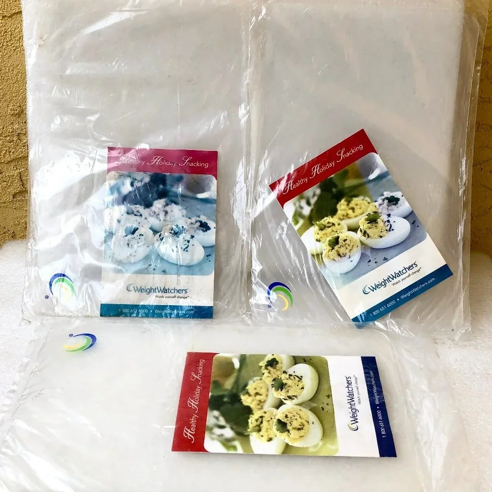 Weight Watchers Plastic Cutting SHEETS Board Kithen Chopping Lot of 3 New